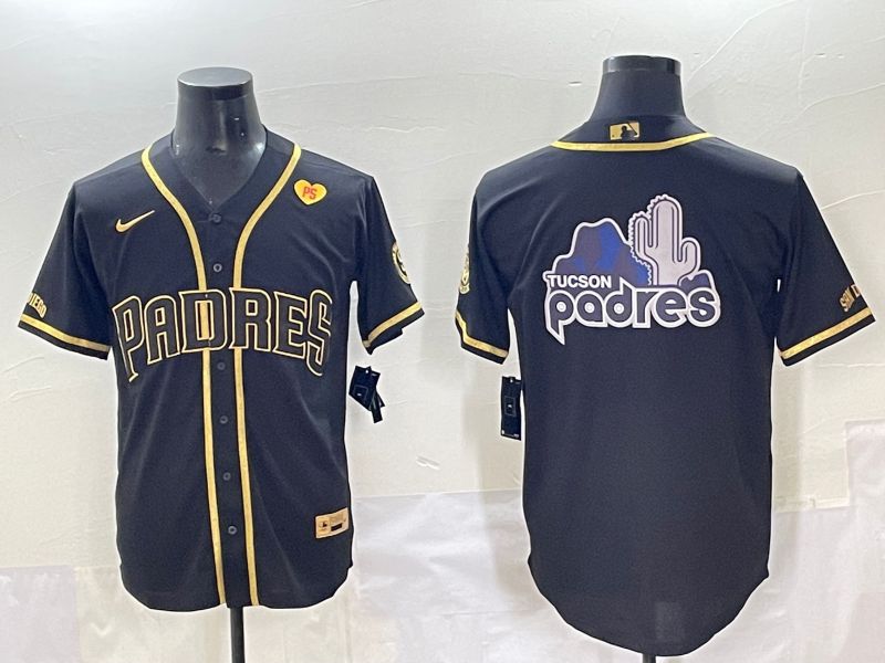 Men 2025 San Diego Padres Blank Black Throwback Nike MLB Jersey style 7154->pittsburgh steelers->NFL Jersey